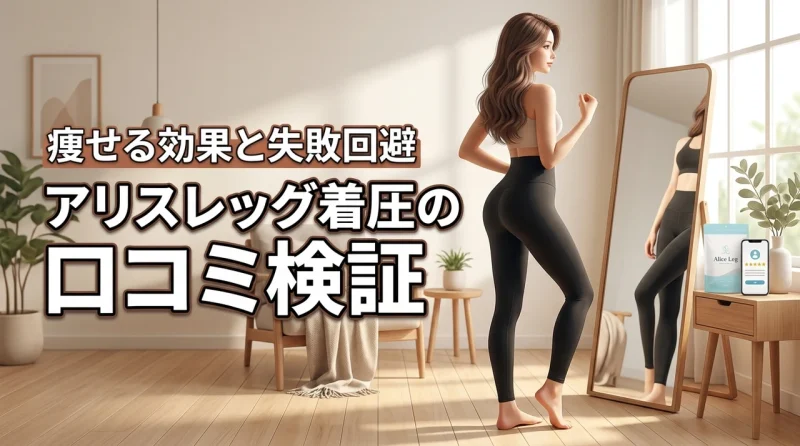 アリスレッグの着圧の口コミは本当？痩せるのか効果を確かめて失敗を防ぐ方法