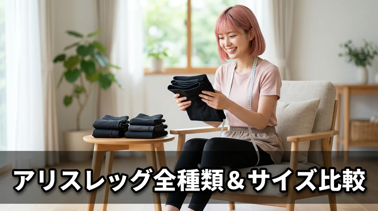 アリスレッグの着圧のサイズ展開と種類