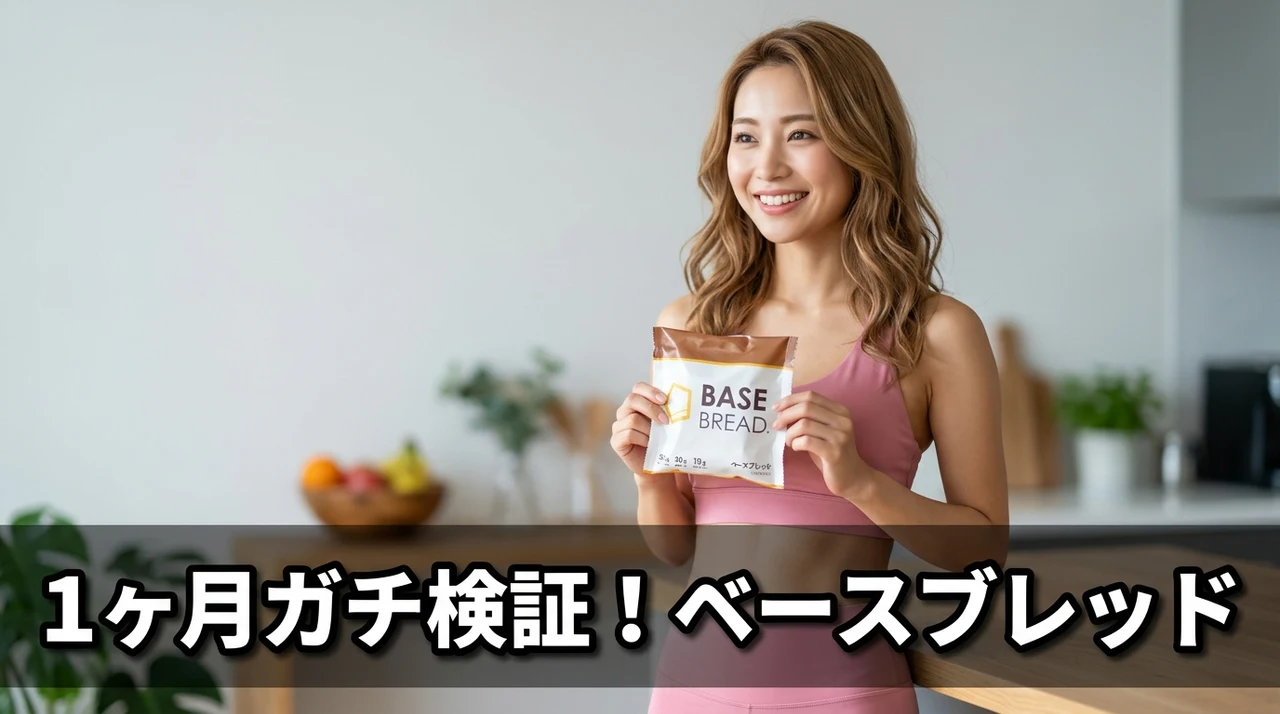ベースブレッドの一ヶ月ダイエット効果と実体験