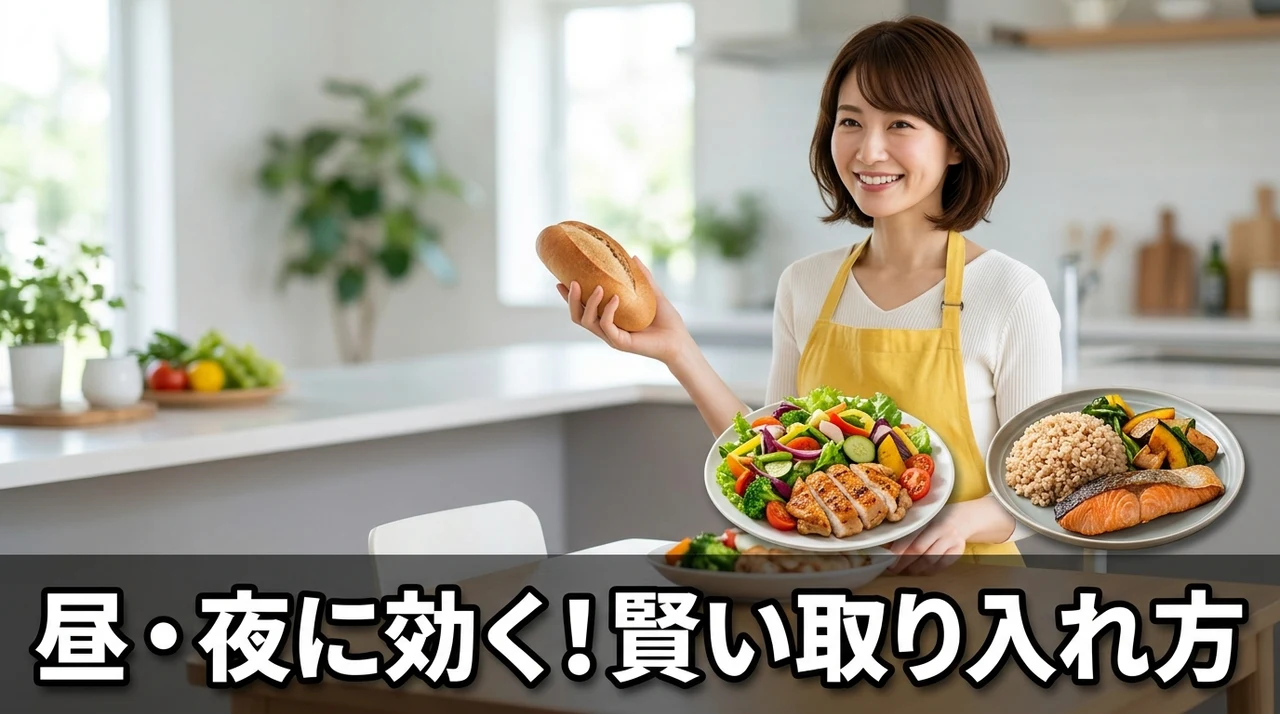 昼食や夕食での効果的な取り入れ方