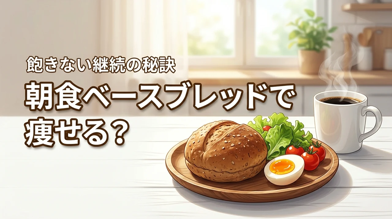 朝食をベースブレッドに変えるダイエットは効果ある？飽きずに痩せる秘訣と継続のコツ