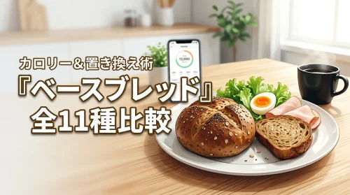 ベースブレッド全11種類のカロリーを比較！ダイエット中の置き換え方法も紹介